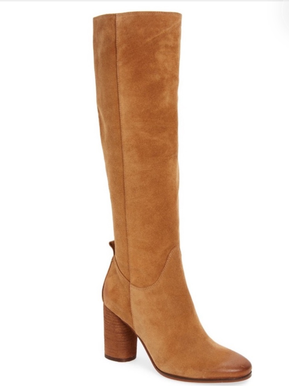 Sam Edelman bohemian Camellia Over-the-Knee Suede Boot in Cognac Tan